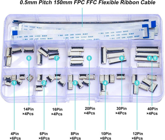 0.5mm_Flexible_Flat_Cable_Connectors_Kit_1