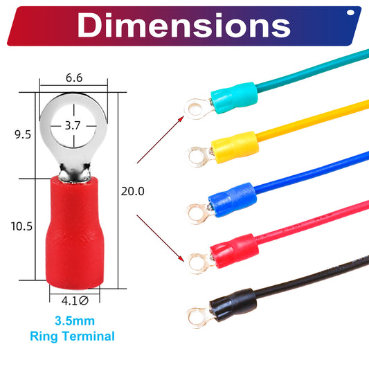 1.25mm_3.5mm_Single-Headed_ring_terminal_18AWG_insulated_cable_connector