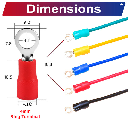1.25mm_4mm_Single-Headed_ring_terminal_18AWG_insulated_cable_connector