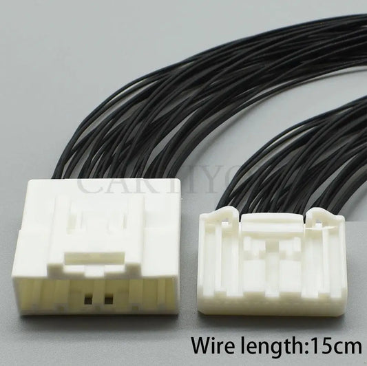 1565380-1 28P male auto plastic housing unsealed socket small power wire connector