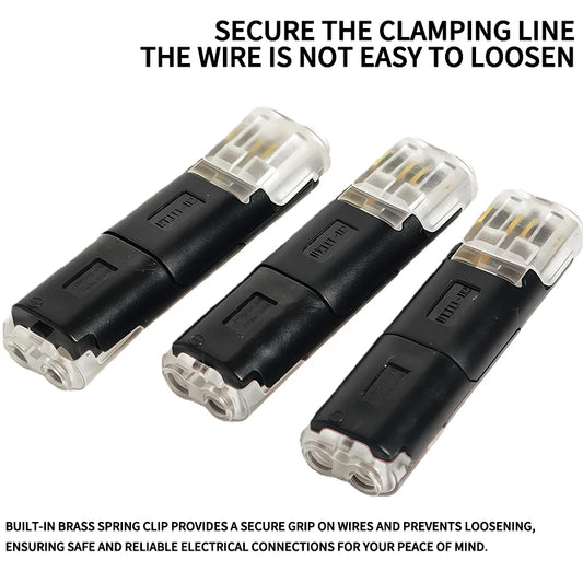 2 pin LED wire connector insulation piercing strip-free terminal for LED light cable