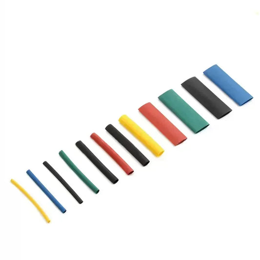 2:1 ratio heat shrink tubing for wires, protective cover and electrical insulation, included in kit