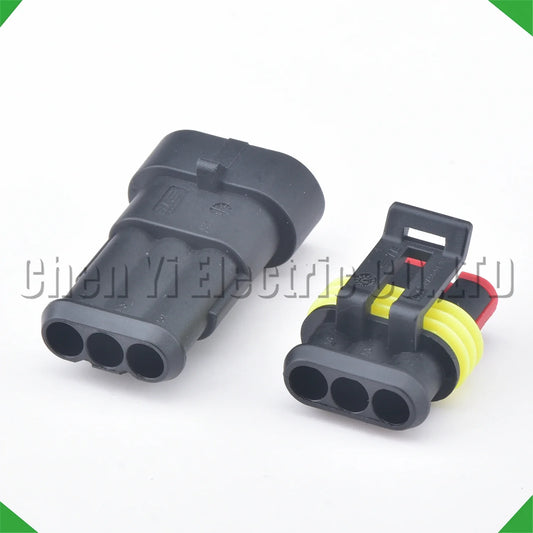 Wire harness plug compatible with 282087-1 for Isuzu diesel filter sensor
