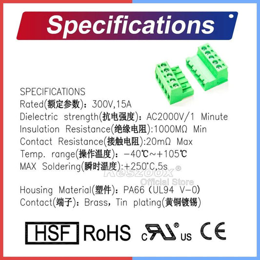 2EDG_5.08mm_Solderless_Docking_type_Green_Phoenix_Connector_Terminal_2