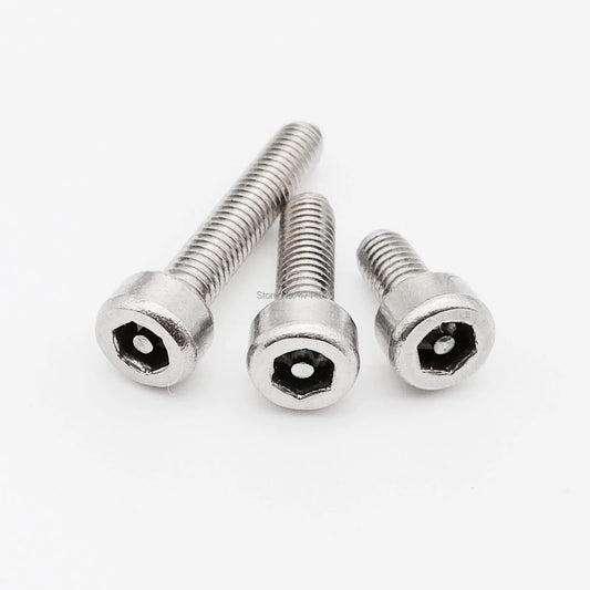 304_Stainless_Steel_Hex_Socket_Anti-Theft_Tamper_Proof_Screw_Side_Angle