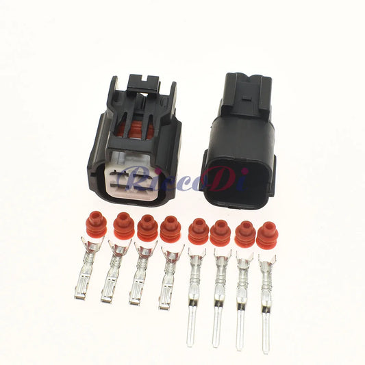 Close-up of 4 Pin Auto Wire Waterproof Sealed Connector Plug Cable 6189-7273 6189-7600