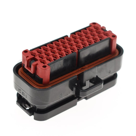 776164-1 35 pin female automotive ECU connector waterproof plug socket front view