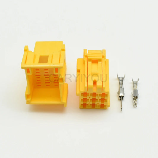 967621-1 9 pin car male connector for automobile electric cable unsealed socket