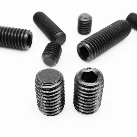 Allen_head_hex_socket_flat_point_set_screw_black_grade_12.9_steel