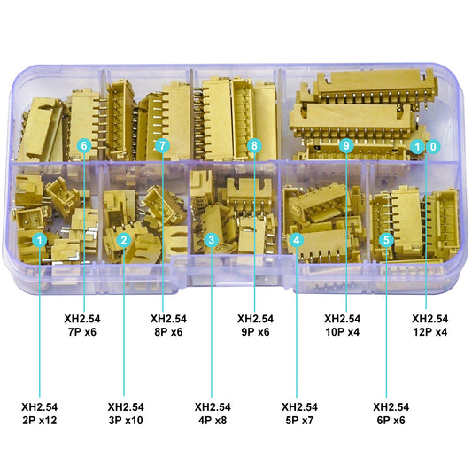 Assorted_JST_XH2.5mm_Surface_Mount_Headers