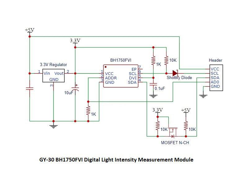 BH1750-Module-Schematic