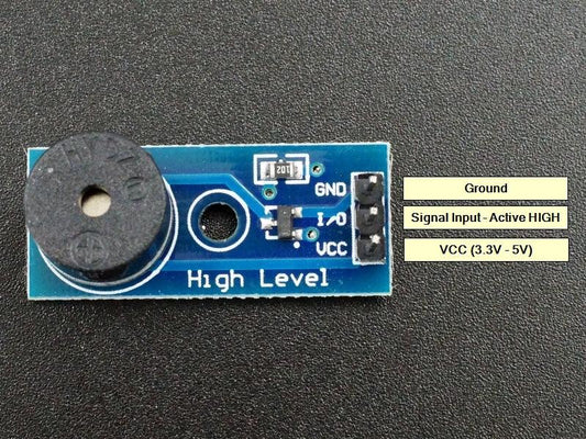 Buzzer-Alarm-with-Transitor-Driver-Connections