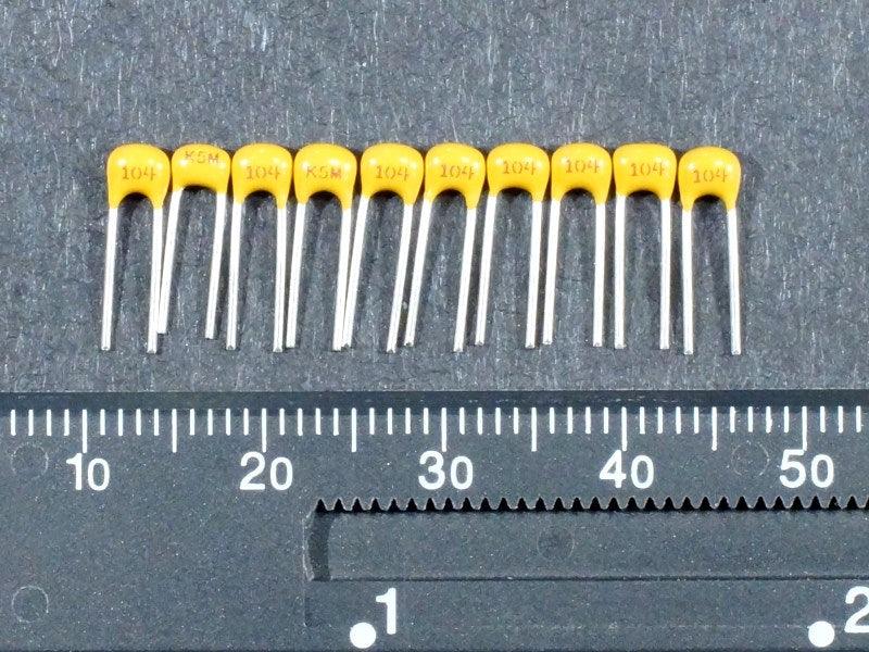 Cap-Ceramic-Multilayer-01uF-50V-qty-10