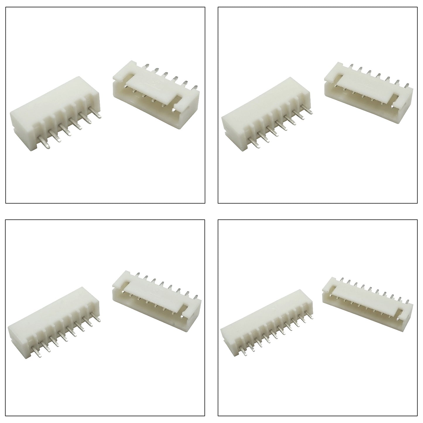 Compact JST XH2.5 DIP headers with 2.54mm pitch plugs and adapters for reliable PCB integration