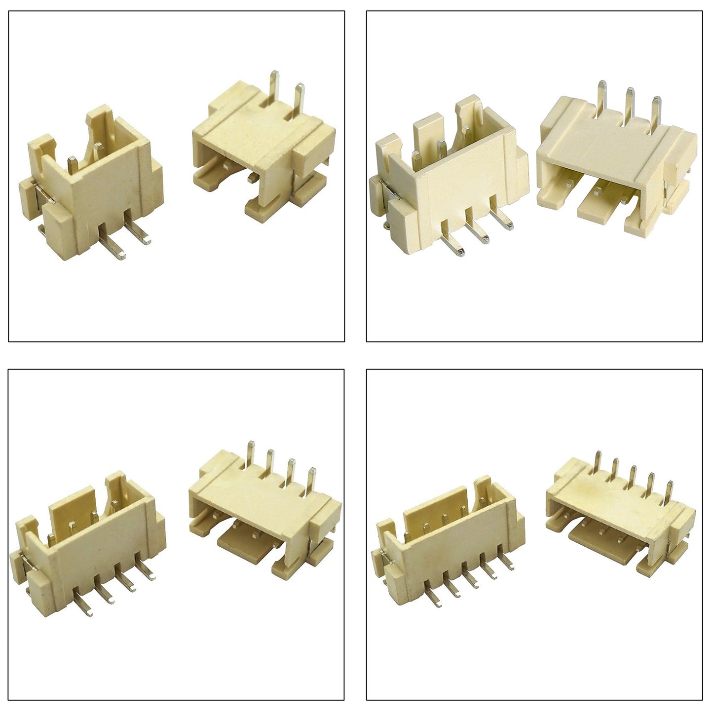 Compact JST XH2.5mm SMT vertical headers designed for space-saving PCB layouts and device assembly