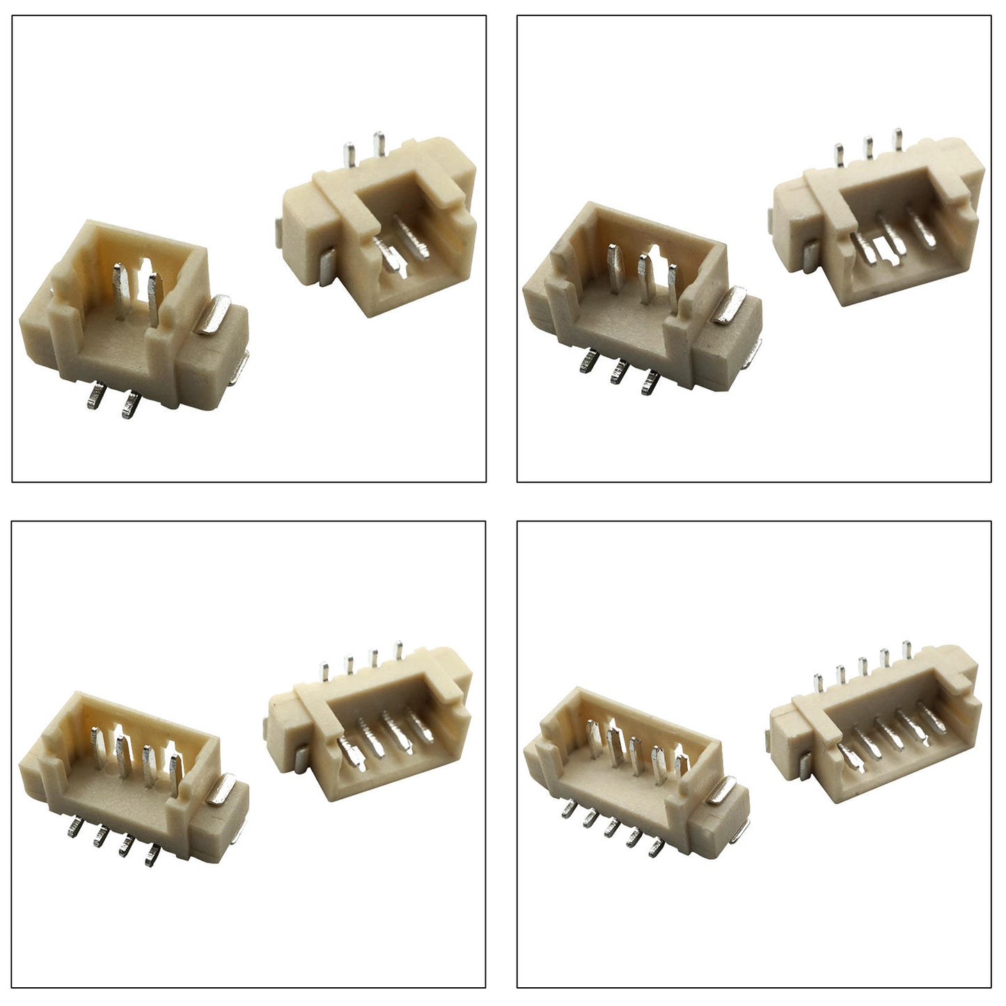 Compact Molex MX1.25mm vertical SMT socket connectors ideal for small electronic devices and PCB layouts