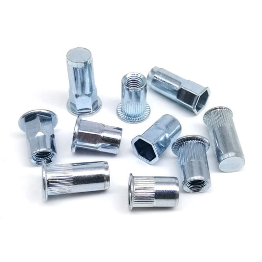 Countersunk_blind_rivnut_nutsert_made_of_durable_carbon_steel