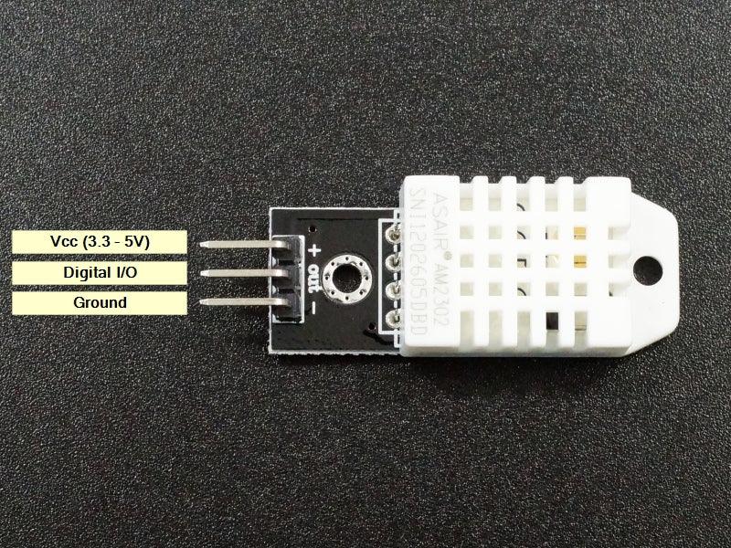 DHT22-Humidity-Temperature-Module-Connection