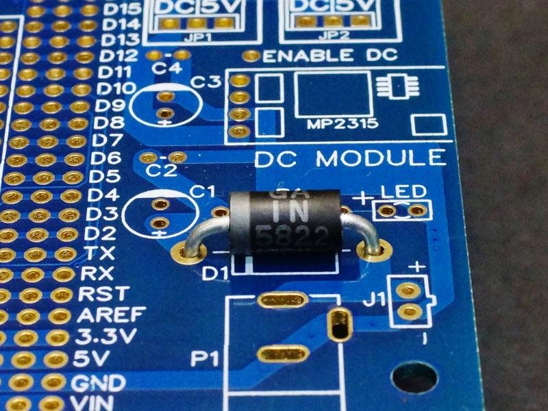 Diode-Schottky-1N5822-Mounted