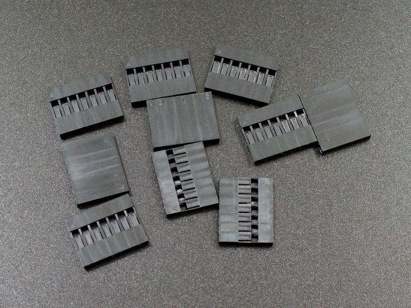 Dupont-2.54mm-Housing-7-Contacts-10-Pack