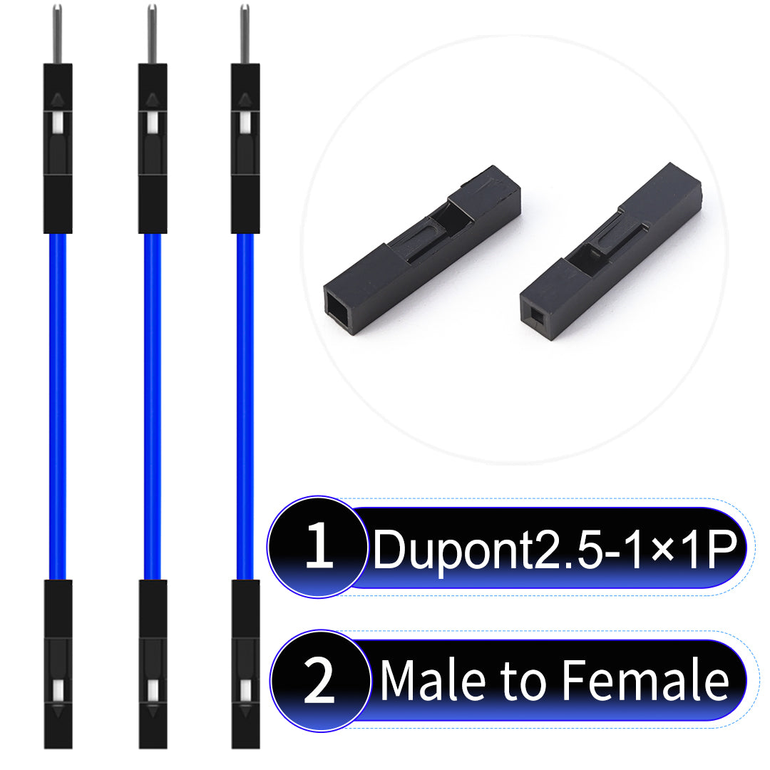 Dupont_2.54mm_1Pin_Blue_Female_to_Male_Wire
