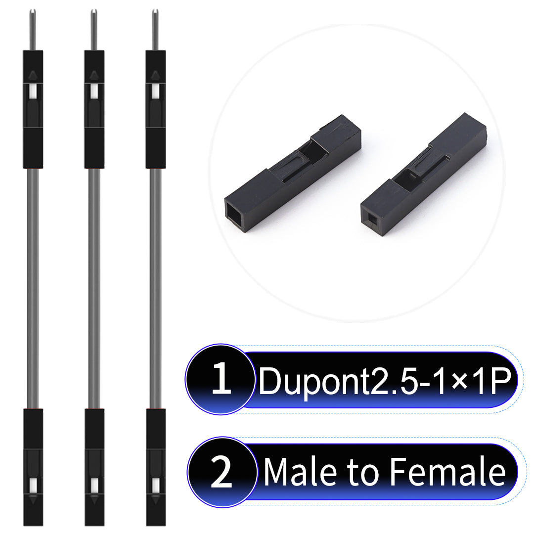 Dupont_2.54mm_1Pin_Grey_Female_to_Male_Wire