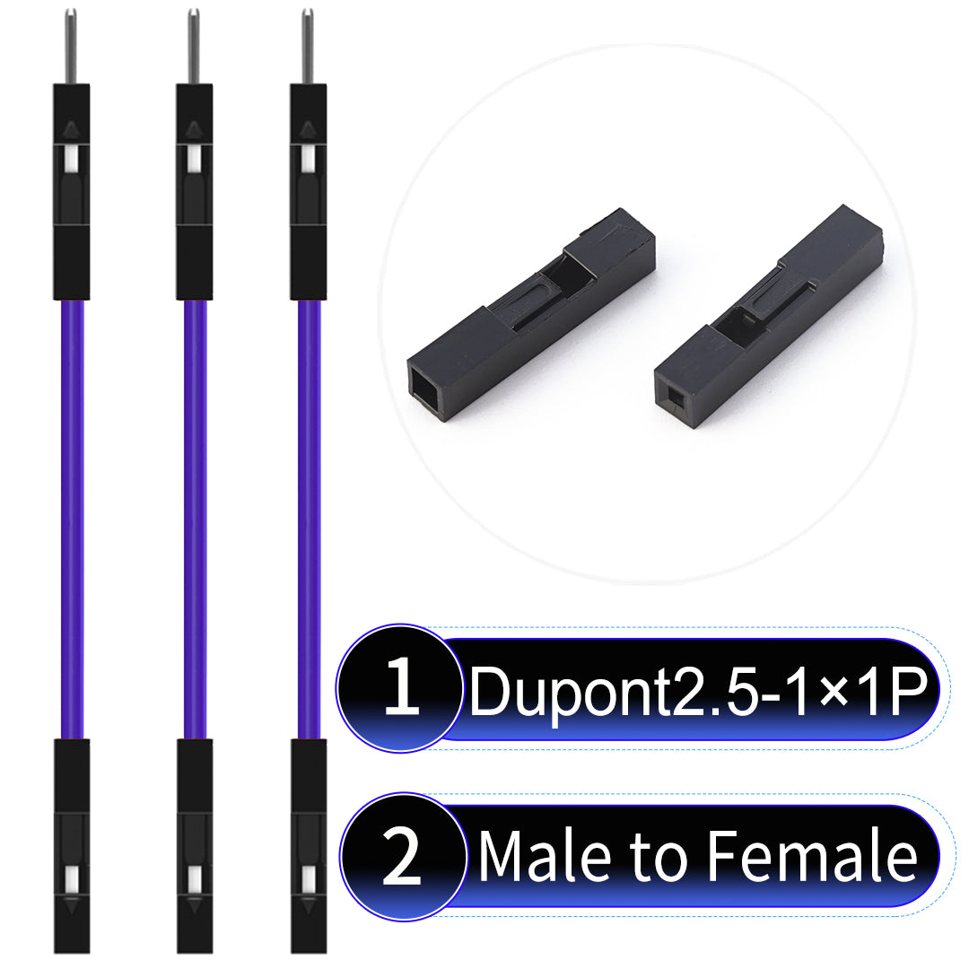 Dupont_2.54mm_1Pin_Purple_Female_to_Male_Wire