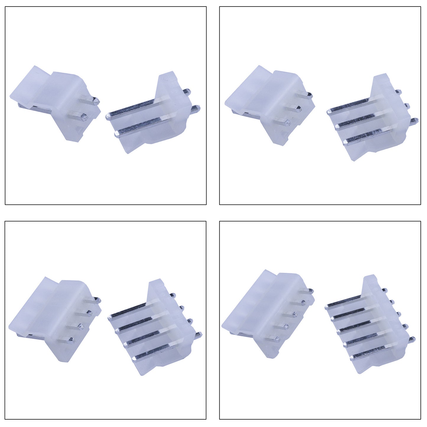 Durable Molex MX3.96 3.96mm DIP header connectors for electronic circuit boards and DIY projects