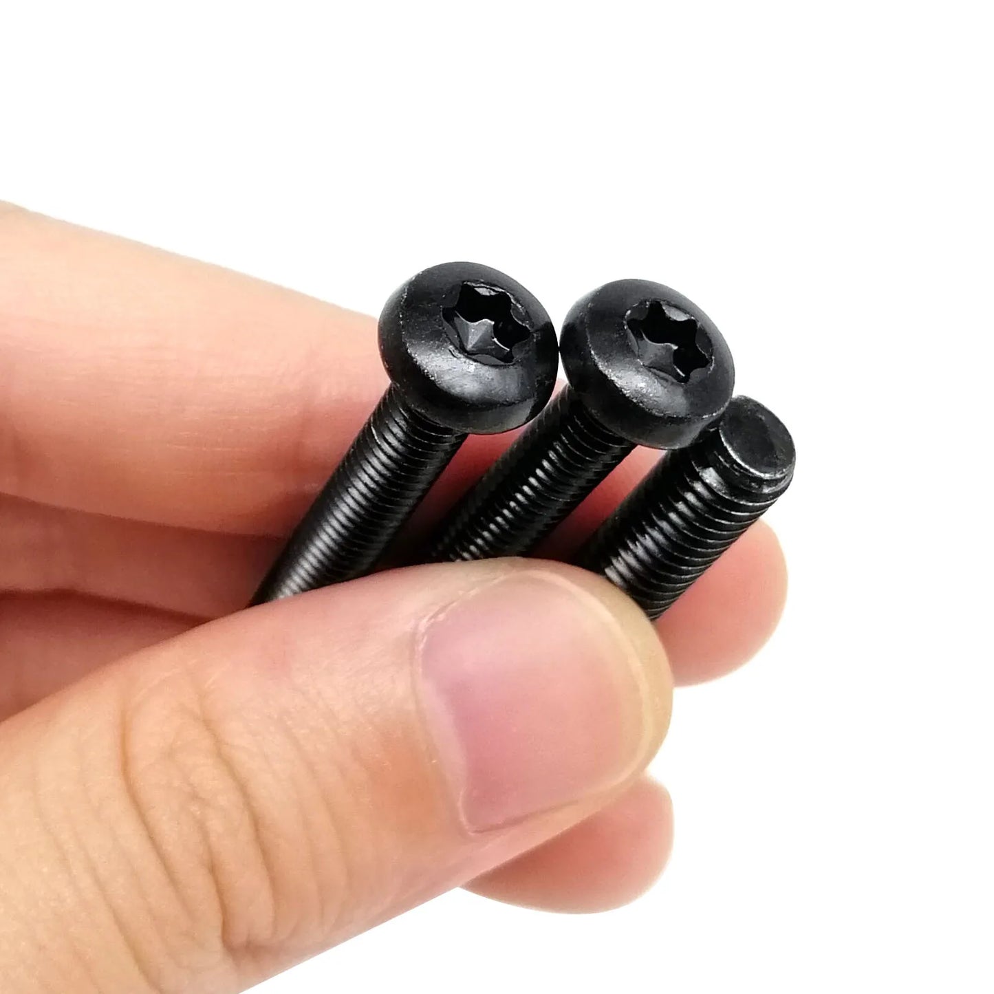 Durable_black_zinc_plated_six-lobe_Torx_screw_bolt_for_mechanical_and_electronic_fixing