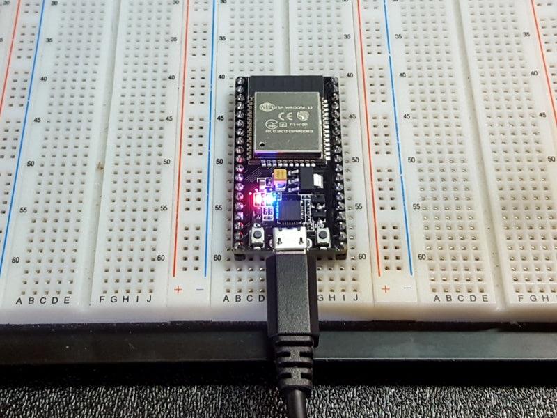ESP32-S-Development-Board-In-Operation