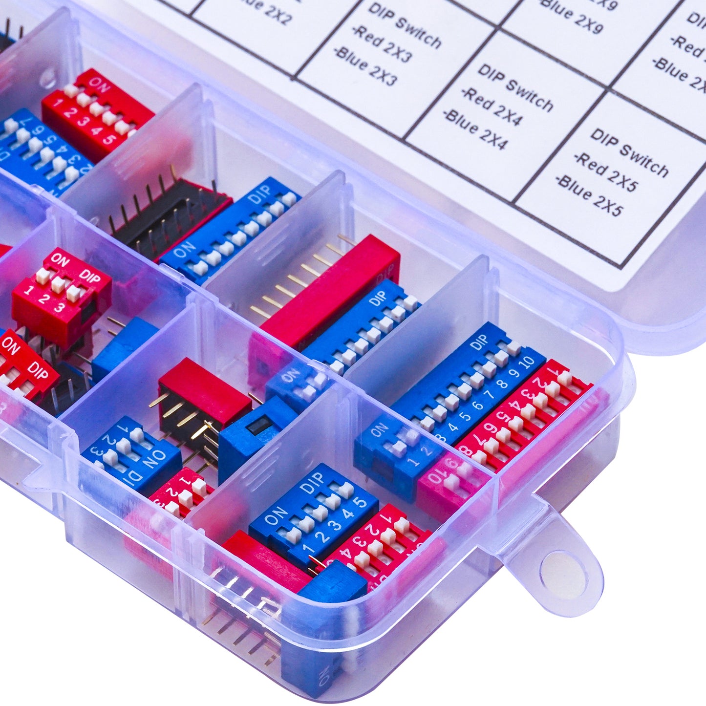 Demonstration of using DIP switches in an actual electronic circuit