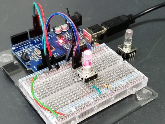 Encoder-with-Illuminated-Shaft-in-Use
