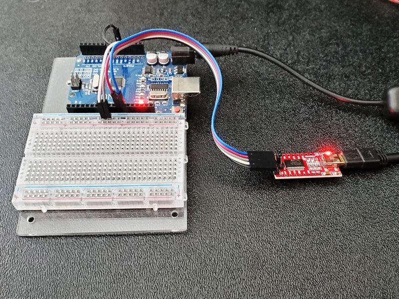 FT232RL-USB-to-TTL-Serial-Converter-Module-Test-Setup