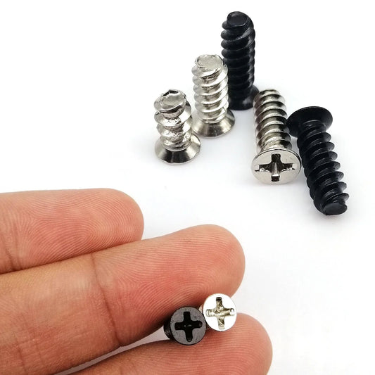 Flat_countersunk_Phillips_head_screw_for_PC_case_cooler_fan_black_and_silver_KB4_KB5