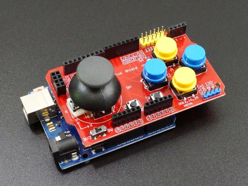 Funduino-Joystick-Shield-Mounted-on-UNO