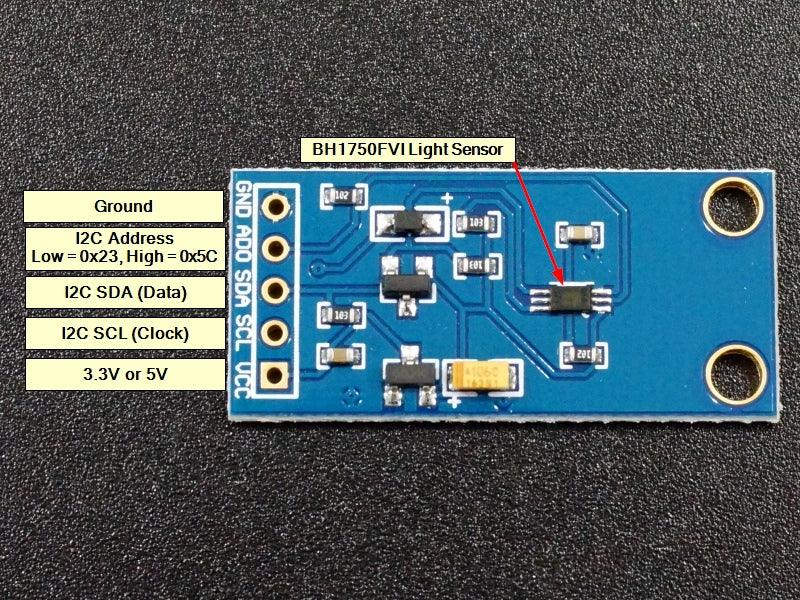 GY-30-BH1750FVI-Digital-Ambient-Light-Intensity-Sensor-Connections