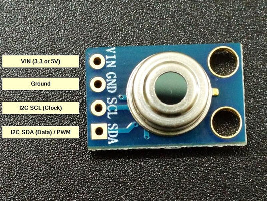 GY-906-MLX90614-Non-Contact-Temperature-Sensor-Connections