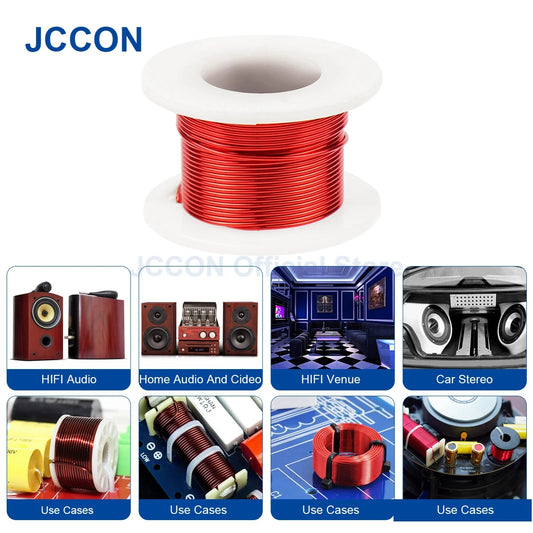 0.5/0.6mm Oxygen-Free Copper Coil Inductor Speaker Crossover Inductor Coil Frequency Divider Air-core Hollow Core For HIFI Audio