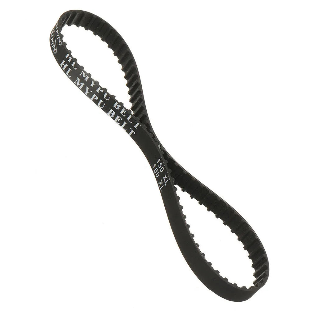 150XL037 Timing Belt 75 Teeth Black Cogged Rubber Geared Belt 10mm Wide 5.08mm Pitch Synchronized Drive Belt