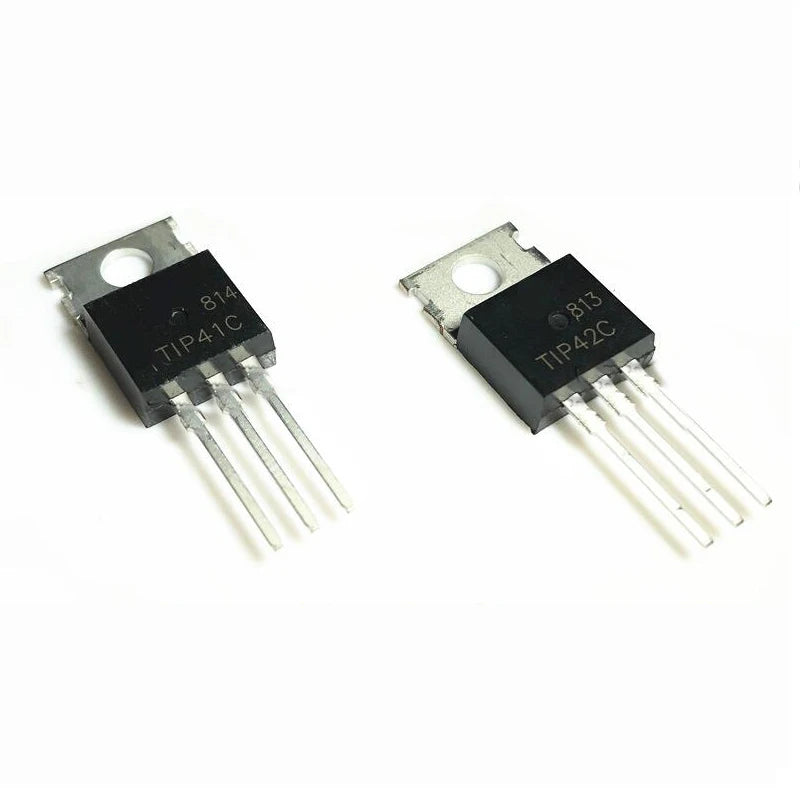 TIP31C / TIP32C / TIP41C / TIP42C / LM317T / IRF3205 TO-220 Power Transistor & Regulator IC (5-Pack)