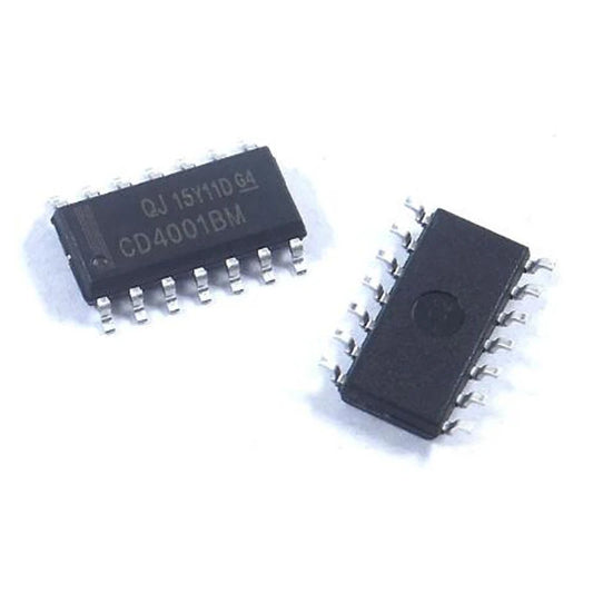 5PCS CD4001BM Quad 2-Input NOR Gate IC SOP-14 CD4001B High-Performance CMOS Chip