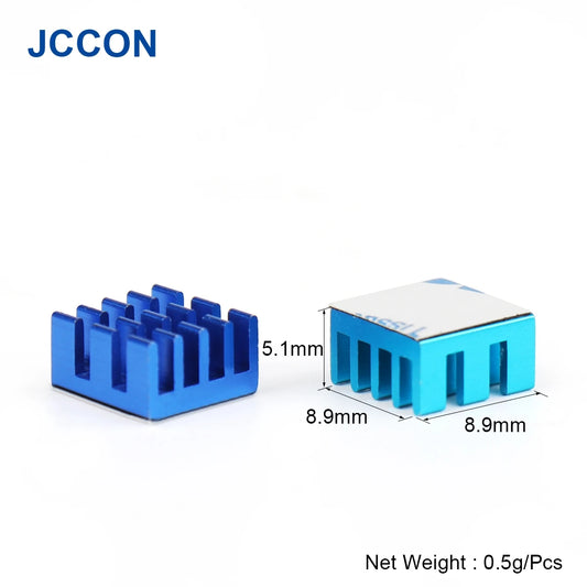 Aluminum Heatsink Radiator with Thermal Conductive Tape for IC Chips, 3D Printer, Raspberry Pi Cooling