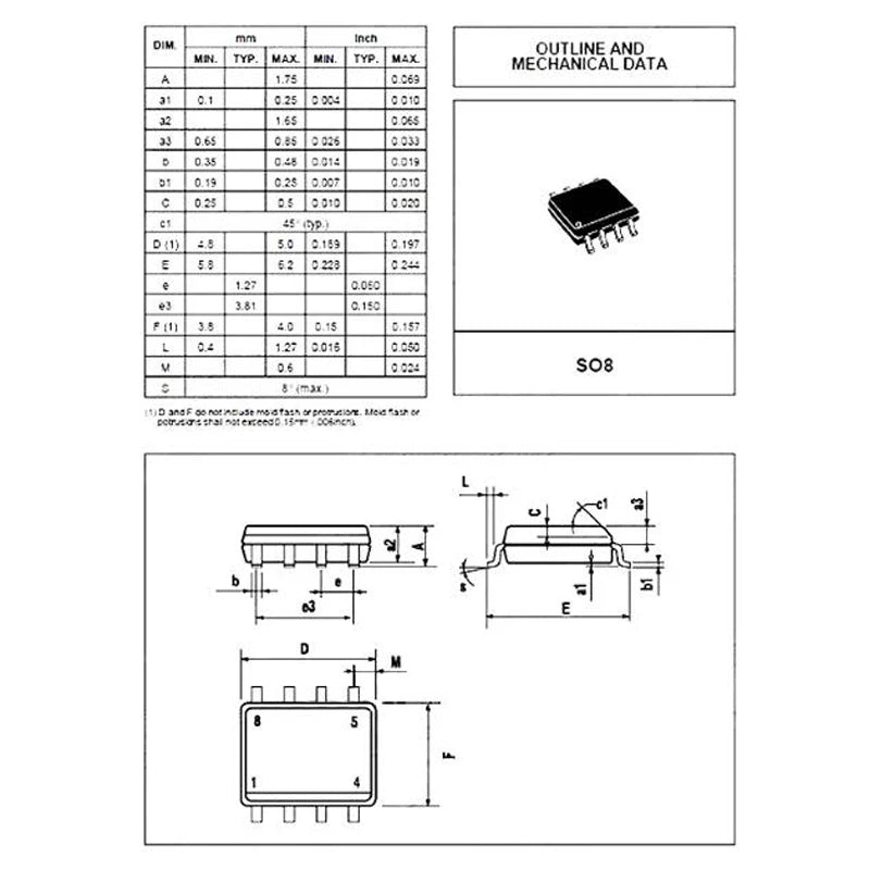 5PCS MC34063A MC34063 SOP-8 DC-DC Converter IC Chipset SMD