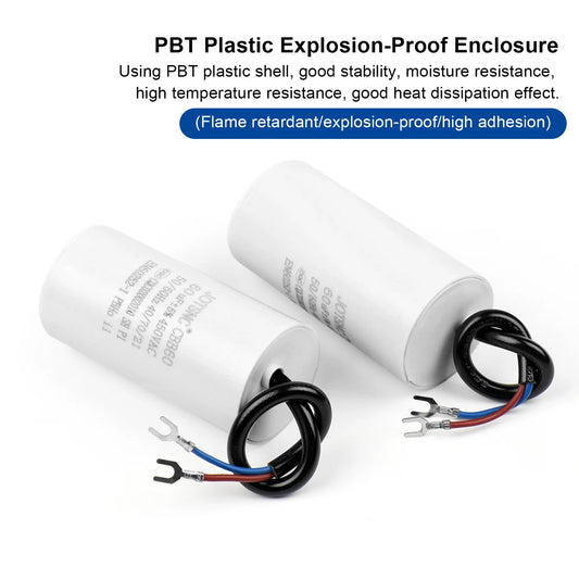 CBB60 Motor Run and Start Capacitor 450V AC 3µF–80µF for Water Pumps