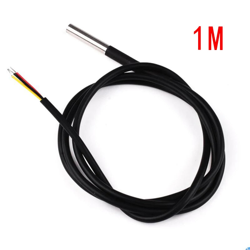 DS1820/DS18B20 Stainless Steel Waterproof Temperature Probe Sensor for Arduino