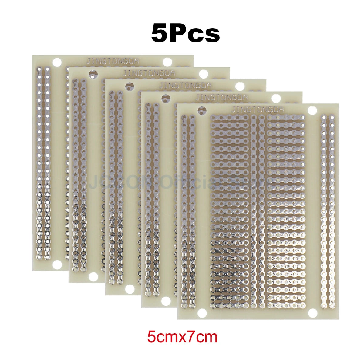Bakelite PCB Prototype Board Single-Side Copper Experimental Circuit 5x7, 5x10cm Yellow