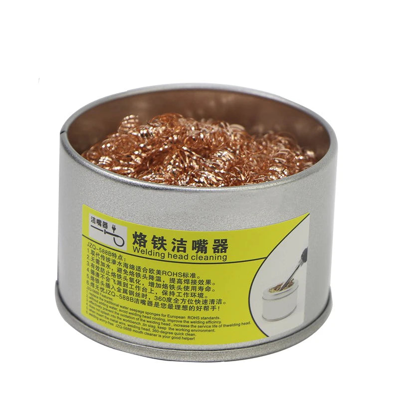 Soldering Iron Tip Cleaning Ball – Copper Wire Mesh for Desoldering and Nozzle Maintenance