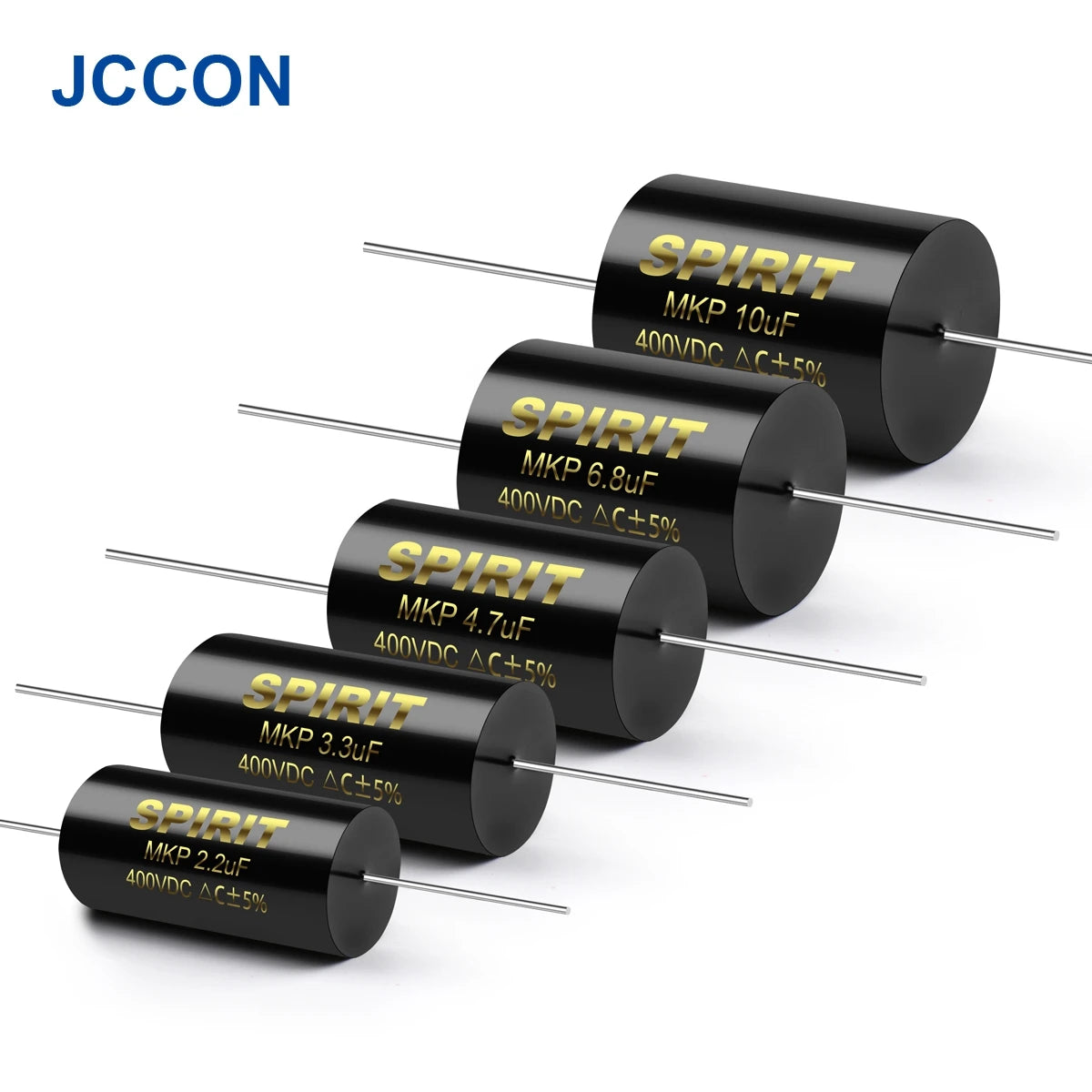 400V MKP Metallized Polypropylene Audio Capacitor 2.2µF–10µF | Non-Polarised | HiFi Crossover Speaker | 2PCS