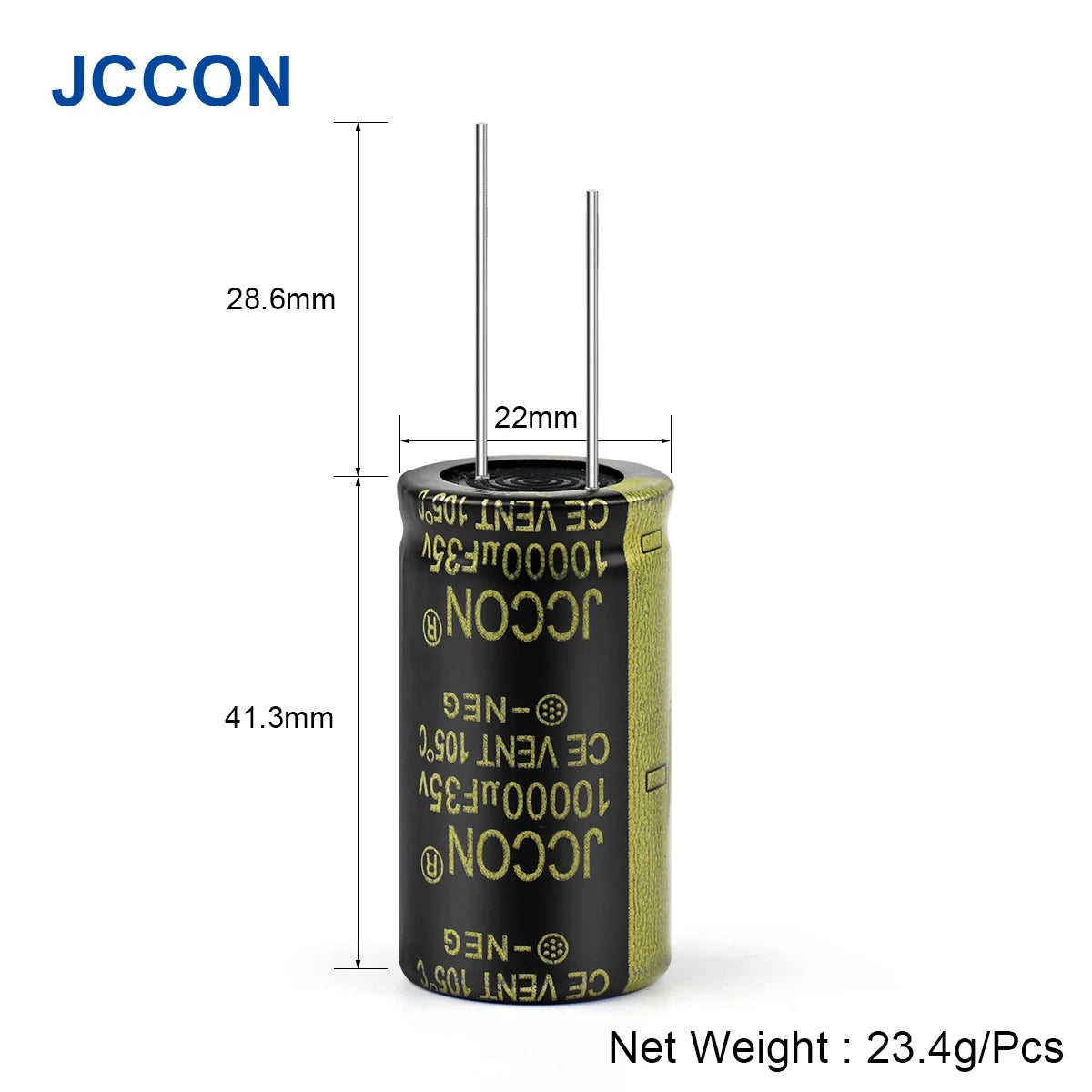 Aluminum Electrolytic Capacitor 35V 10000uF High Frequency Low ESR Low Resistance