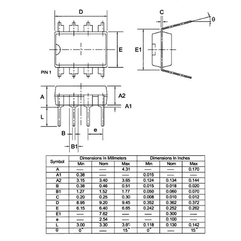 5PCS UC3843 DIP-8 PWM Controller IC Chipset for Switch Mode Power Supply and DC-DC Converters